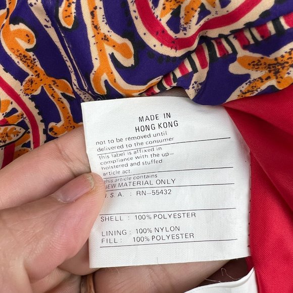 Vintage Y2K 80s/90s Fera Skiwear Red Pullover Jacket Size 12 - Picture 7 of 9